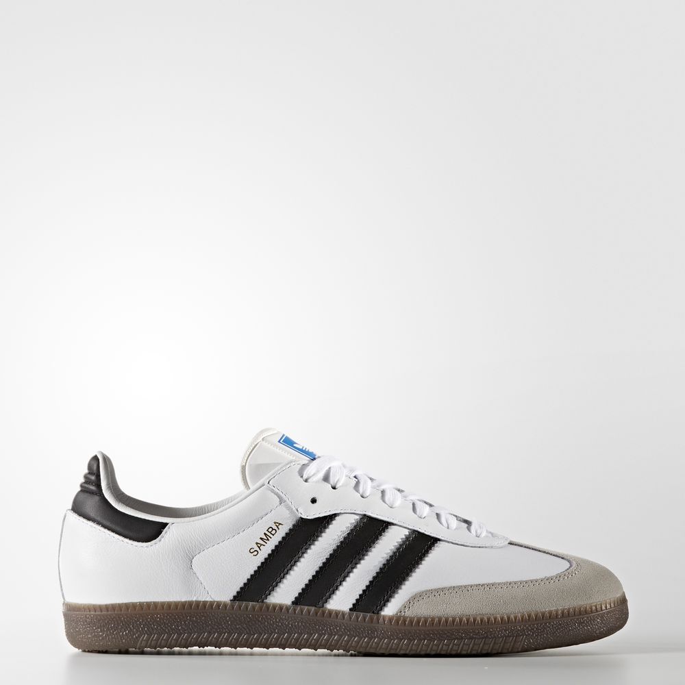 Adidas Samba Original - Originals ανδρικα - Ασπρα/Μαυρα,Μέγεθος: EU 36 – 54 2/3 (522RPEKF)